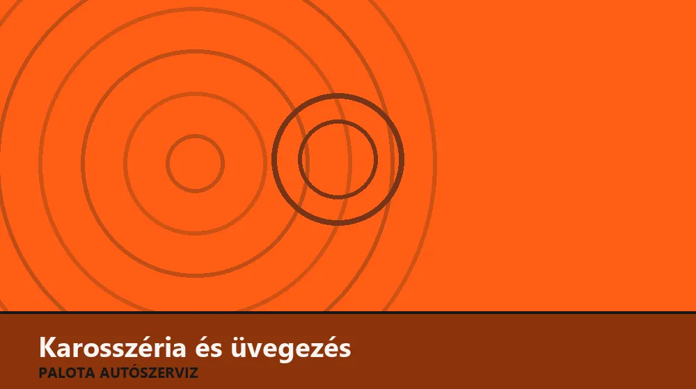 Karosszéria és üvegezés szakszerű elvégzése, XII. kerület