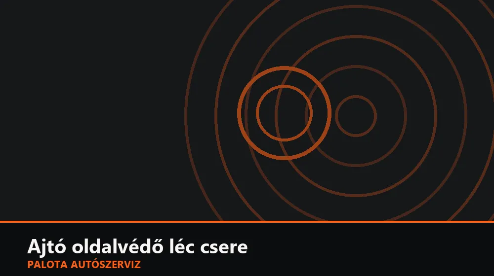 Ajtó oldalvédő léc (ütközésvédő) csere - Palota Autószerviz Budapest