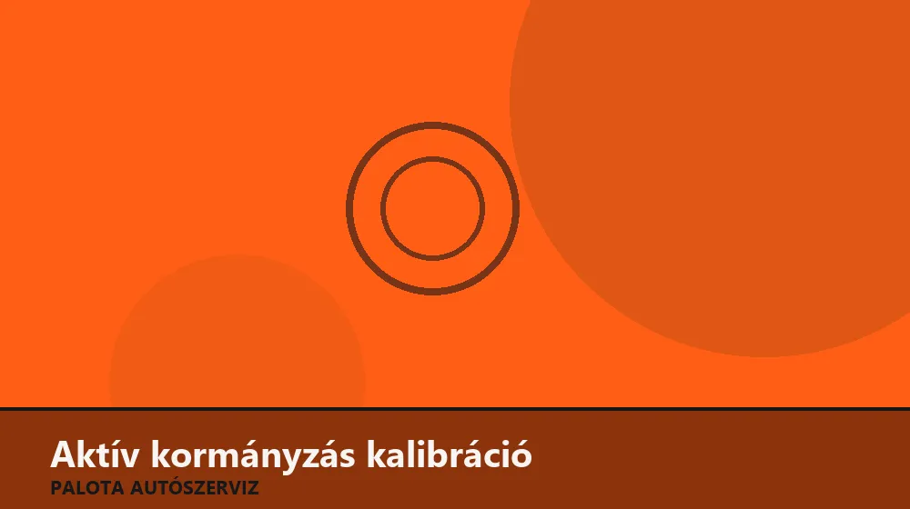 Aktív (változó áttételű) kormányzás kalibráció - Palota Autószerviz Budapest
