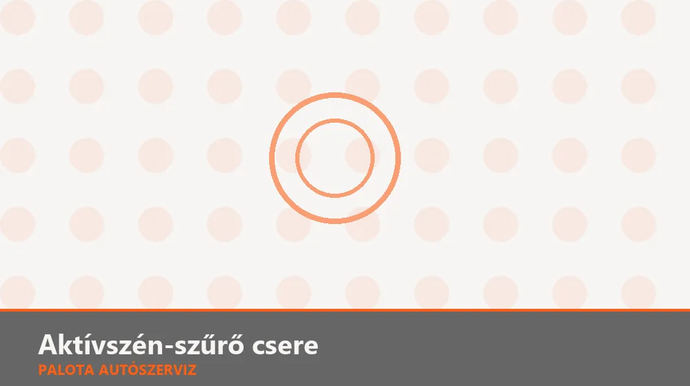 Aktívszén-szűrő csere - Palota Autószerviz Budapest