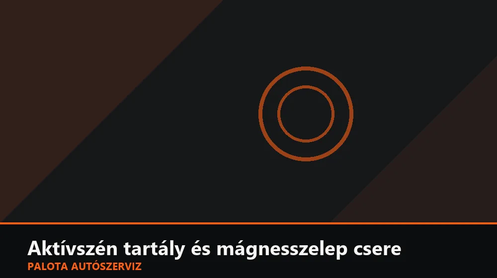 Aktívszén tartály (EVAP) és mágnesszelep csere - Palota Autószerviz Budapest