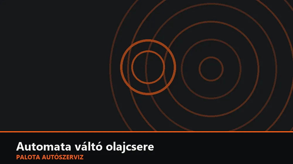 Automata váltó olajcsere (gépi átmosással) - Palota Autószerviz Budapest