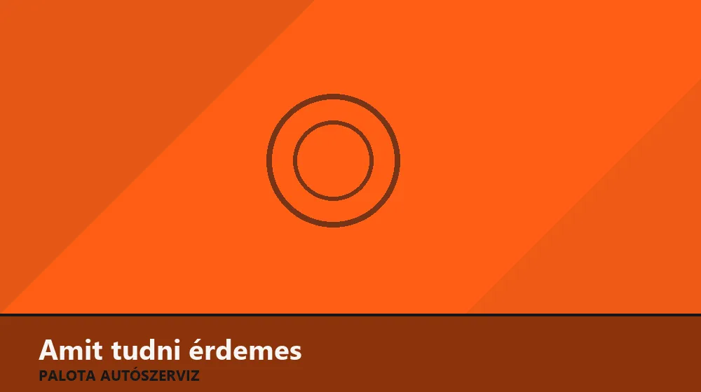 A régi fékrendszer csikorgása: a kopásjelző - illusztráció
