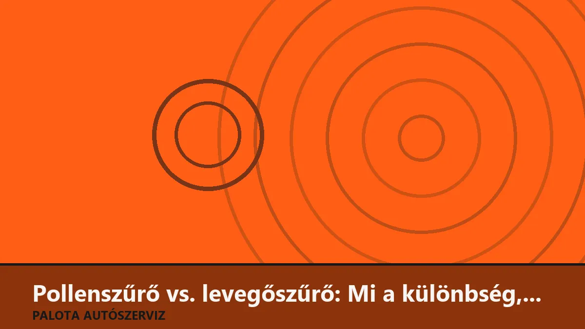 Pollenszűrő vs. levegőszűrő: Mi a különbség, és mikor kell őket cserélni?