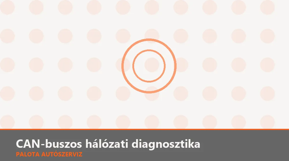 CAN-buszos hálózati diagnosztika - Palota Autószerviz Budapest