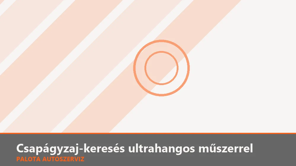 Csapágyzaj-keresés ultrahangos műszerrel - Palota Autószerviz Budapest