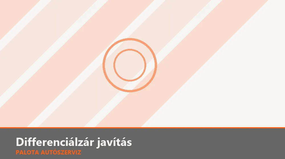 Differenciálzár javítás - Palota Autószerviz Budapest