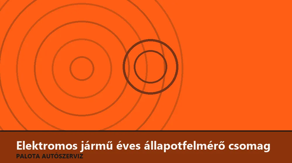 Elektromos jármű éves állapotfelmérő csomag - Palota Autószerviz Budapest