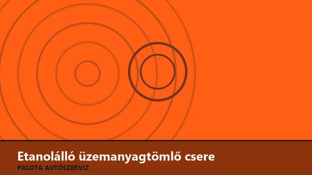 Etanolálló üzemanyagtömlő csere - Palota Autószerviz Budapest