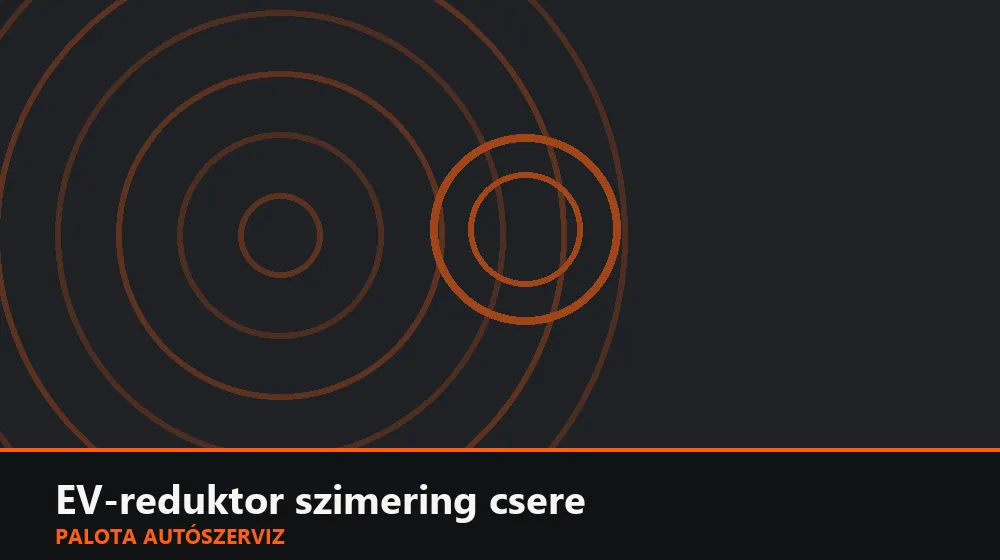 EV-reduktor szimering csere - Palota Autószerviz Budapest