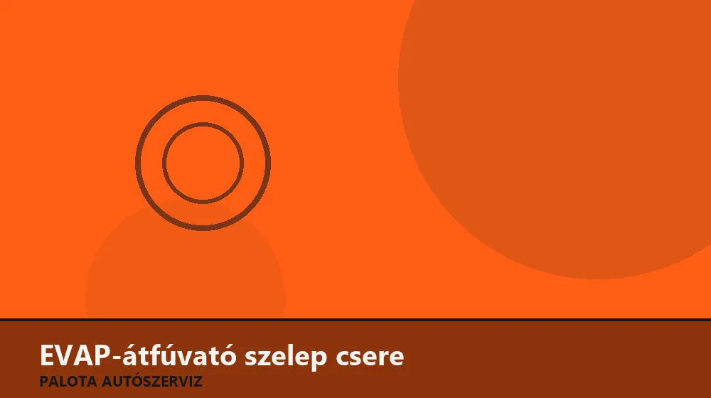 EVAP-átfúvató szelep csere - Palota Autószerviz Budapest