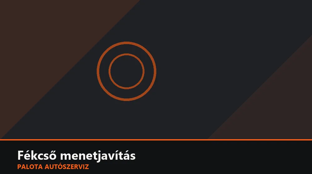 Fékcső menetjavítás - Palota Autószerviz Budapest