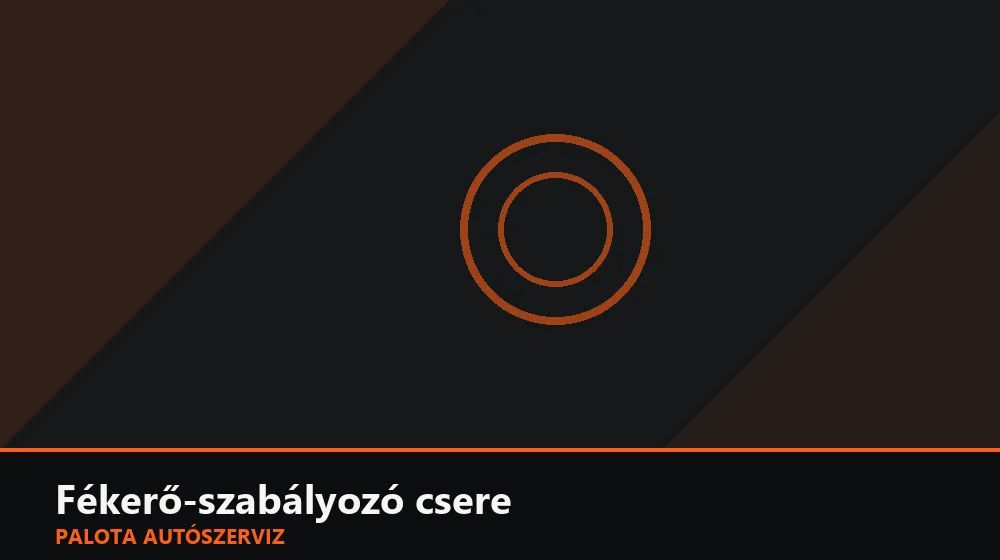 Fékerő-szabályozó csere - Palota Autószerviz Budapest