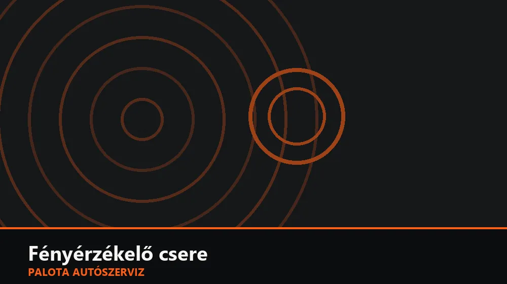 Fényérzékelő csere - Palota Autószerviz Budapest