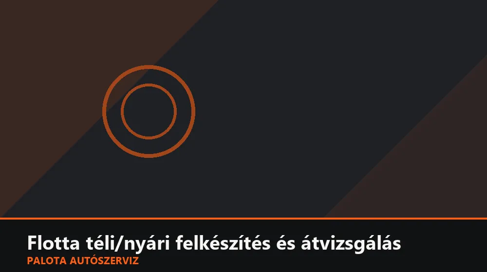 Flotta téli/nyári felkészítés és átvizsgálás - Palota Autószerviz Budapest
