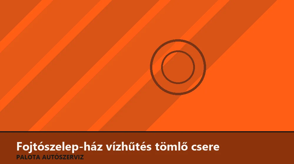 Fojtószelep-ház (throttle body) vízhűtés tömlő csere - Palota Autószerviz Budapest
