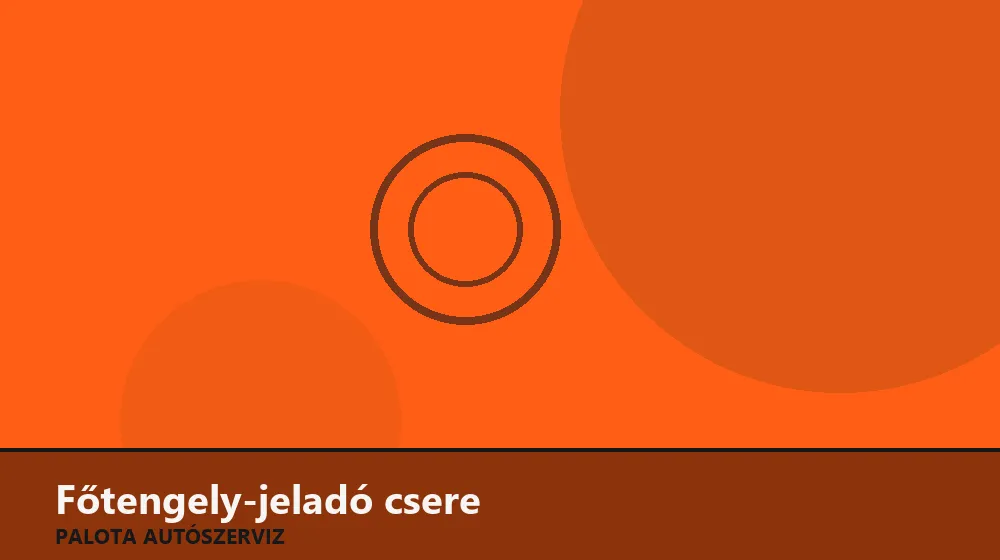 Főtengely-jeladó csere - Palota Autószerviz Budapest