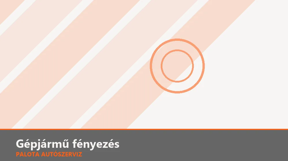 Gépjármű fényezés (elemenként vagy teljes) - Palota Autószerviz Budapest