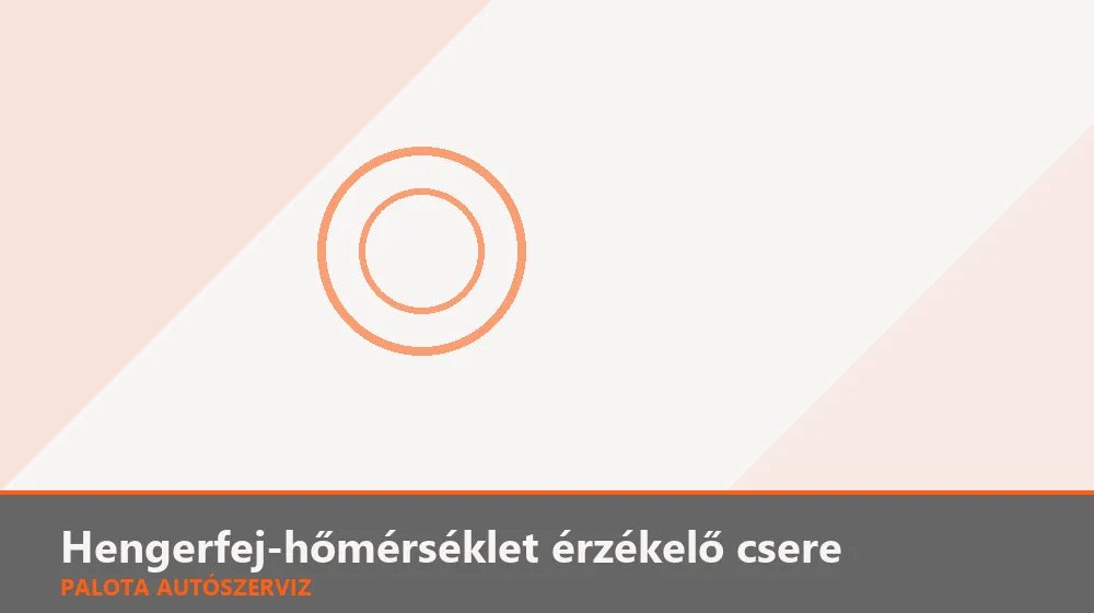 Hengerfej-hőmérséklet érzékelő csere - Palota Autószerviz Budapest