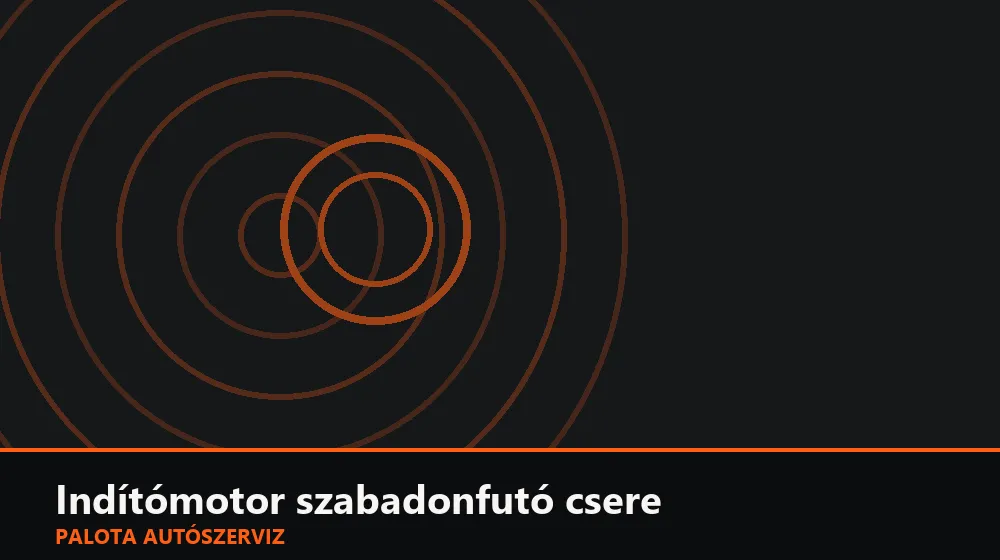 Indítómotor szabadonfutó (bendix) csere - Palota Autószerviz Budapest
