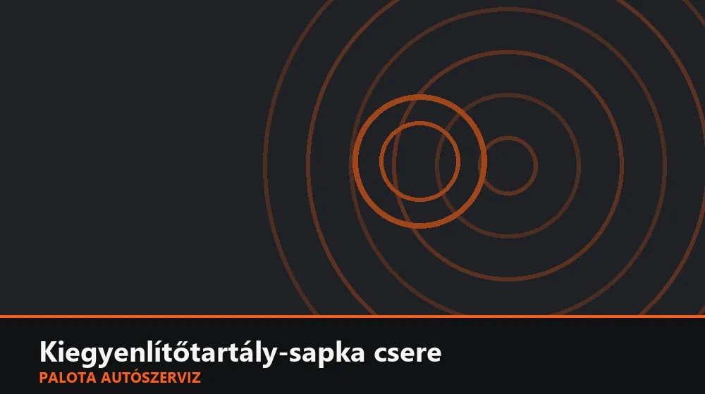 Kiegyenlítőtartály-sapka csere - Palota Autószerviz Budapest