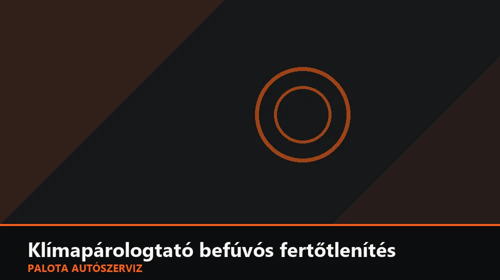 Klímapárologtató befúvós fertőtlenítés - Palota Autószerviz Budapest