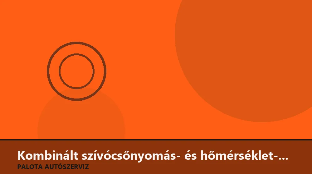 Kombinált szívócsőnyomás- és hőmérséklet-érzékelő csere - Palota Autószerviz Budapest