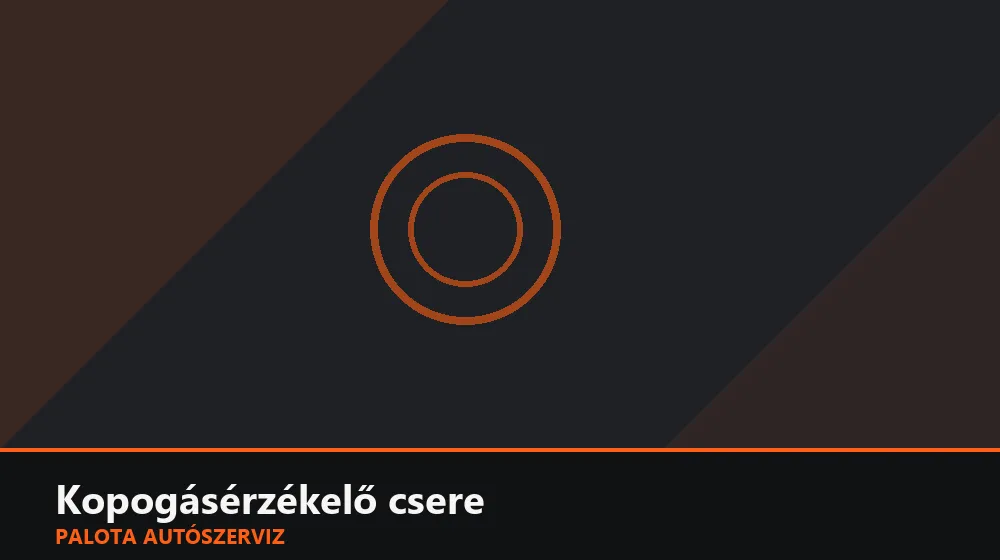 Kopogásérzékelő csere - Palota Autószerviz Budapest