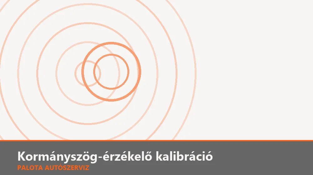 Kormányszög-érzékelő kalibráció - Palota Autószerviz Budapest