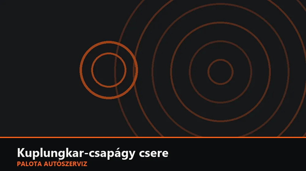 Kuplungkar-csapágy (pillangó) csere - Palota Autószerviz Budapest
