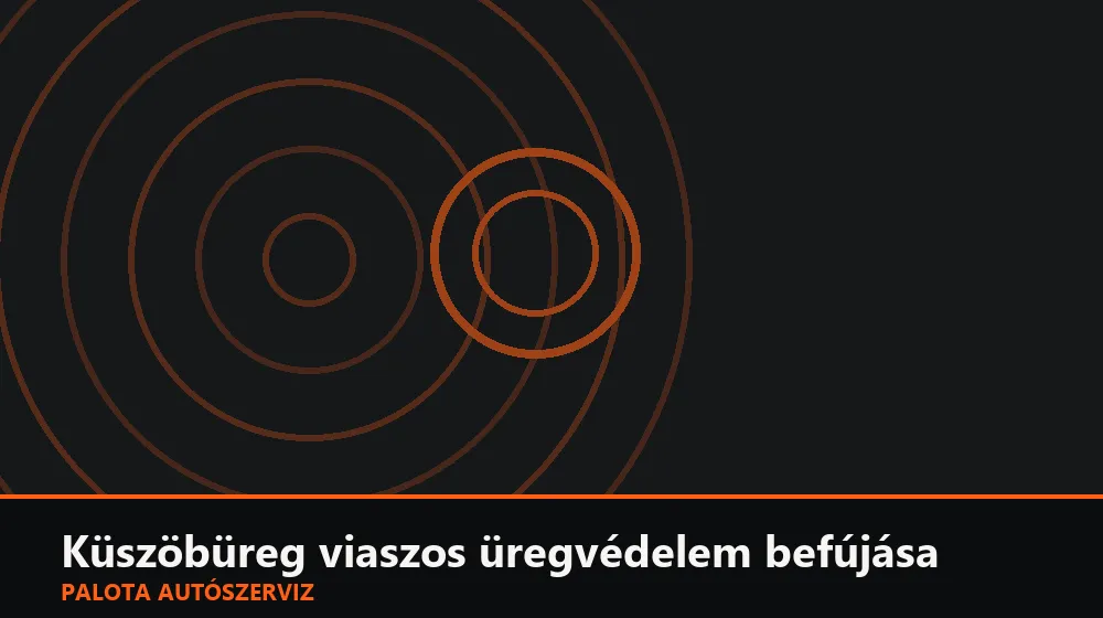 Küszöbüreg viaszos üregvédelem befújása - Palota Autószerviz Budapest