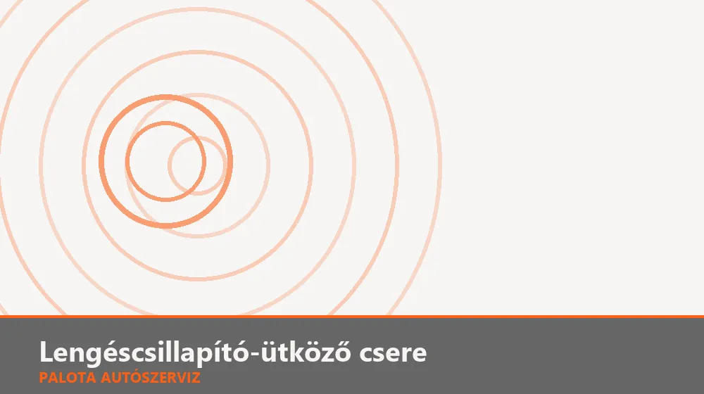 Lengéscsillapító-ütköző csere - Palota Autószerviz Budapest