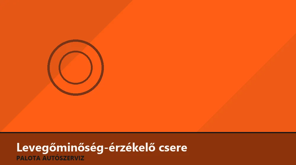 Levegőminőség-érzékelő csere - Palota Autószerviz Budapest