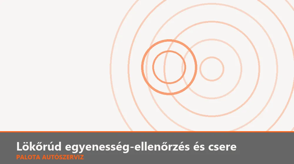 Lökőrúd (pushrod) egyenesség-ellenőrzés és csere - Palota Autószerviz Budapest
