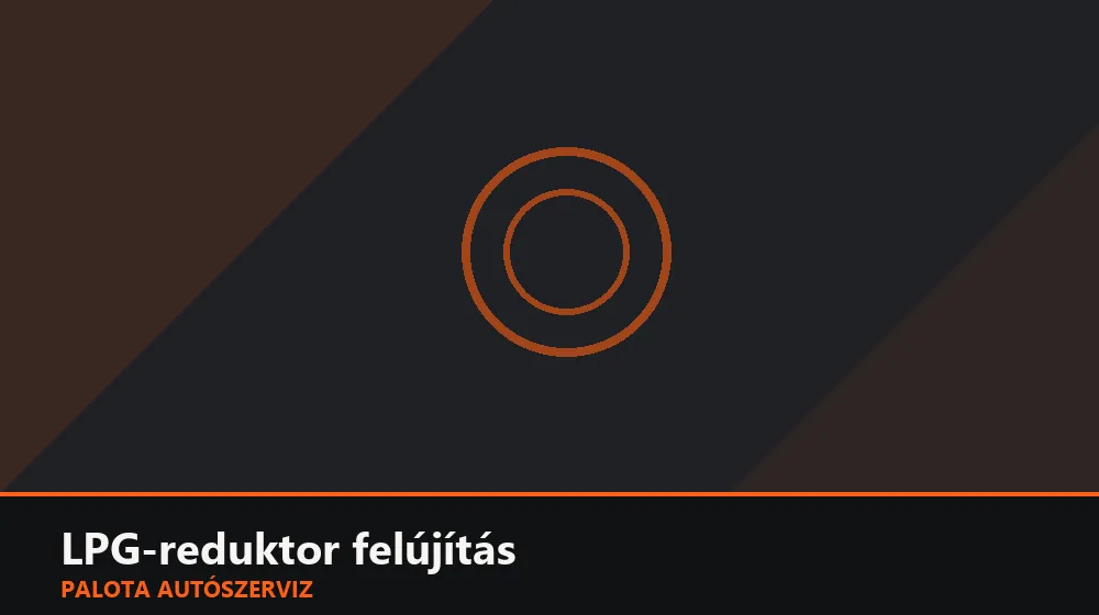 LPG-reduktor (elpárologtató) felújítás - Palota Autószerviz Budapest