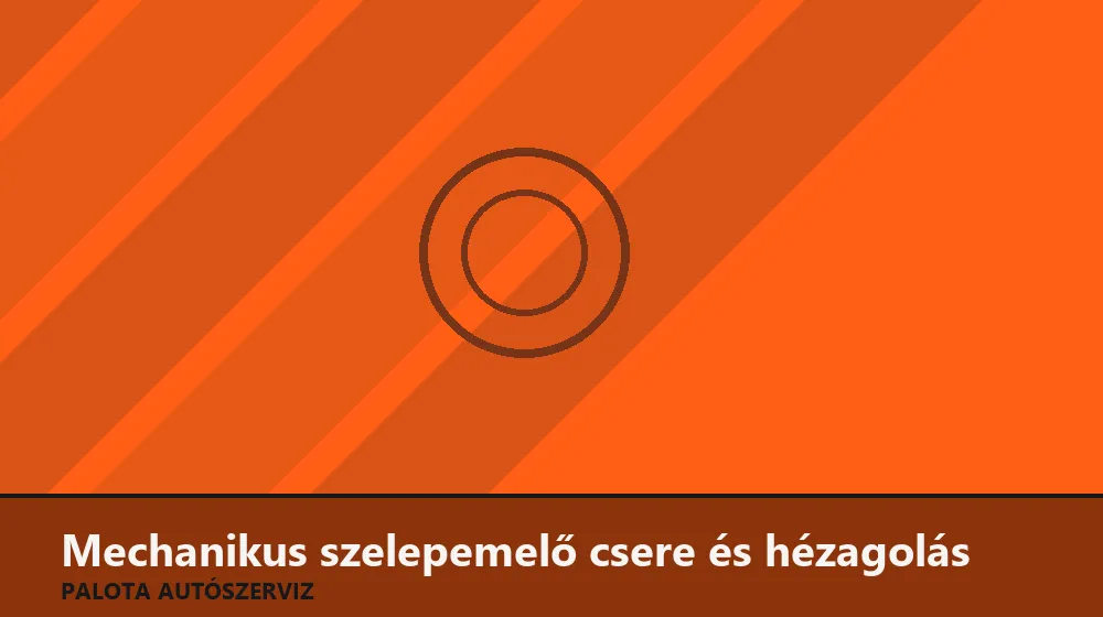 Mechanikus szelepemelő csere és hézagolás - Palota Autószerviz Budapest