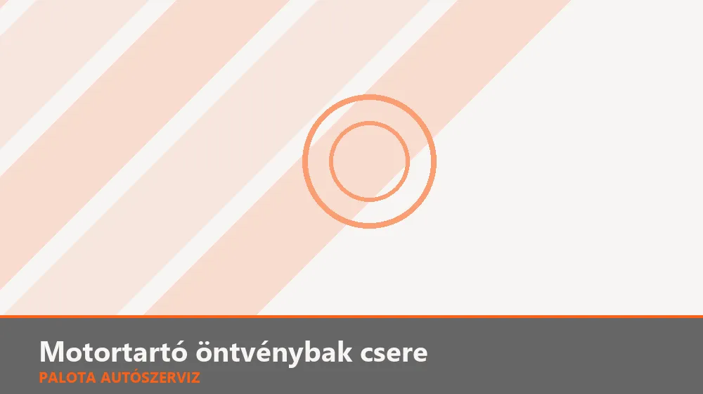 Motortartó öntvénybak (konzol) csere - Palota Autószerviz Budapest