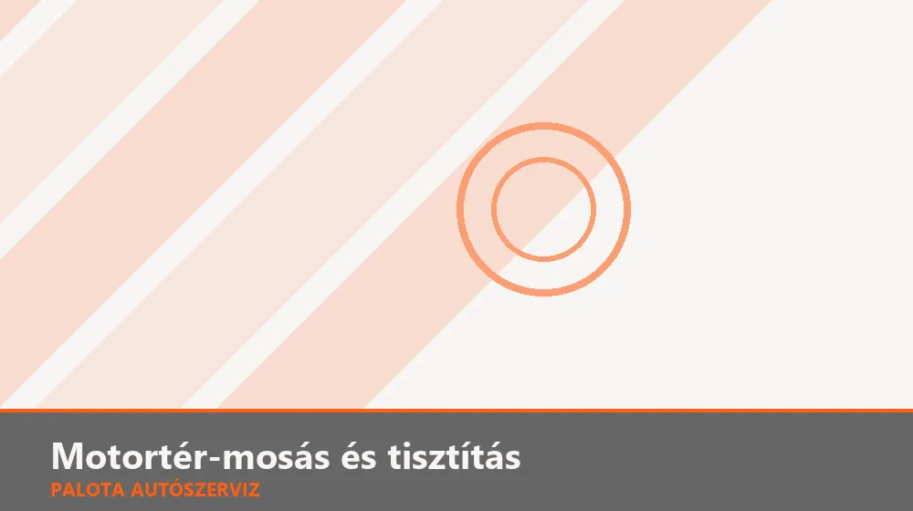 Motortér-mosás és tisztítás - Palota Autószerviz Budapest