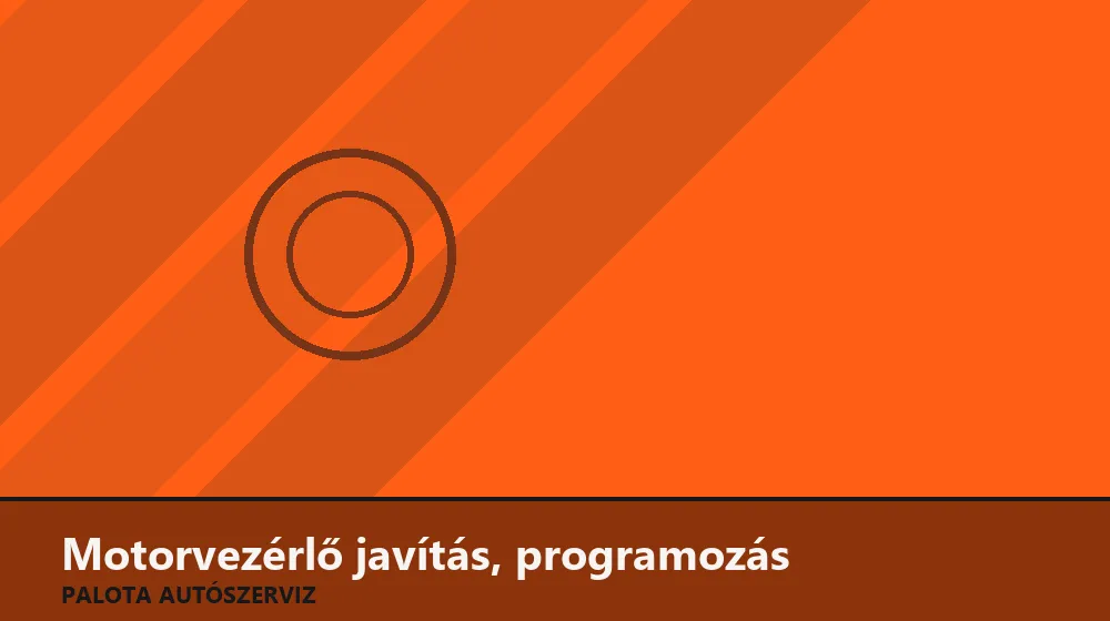 Motorvezérlő (ECU) javítás, programozás - Palota Autószerviz Budapest
