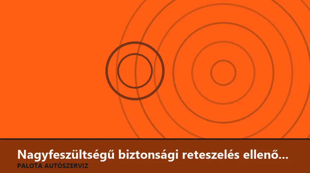 Nagyfeszültségű biztonsági reteszelés (interlock) ellenőrzés - Palota Autószerviz Budapest
