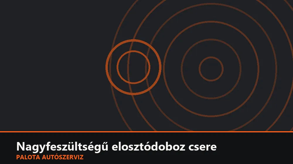 Nagyfeszültségű elosztódoboz (junction box) csere - Palota Autószerviz Budapest