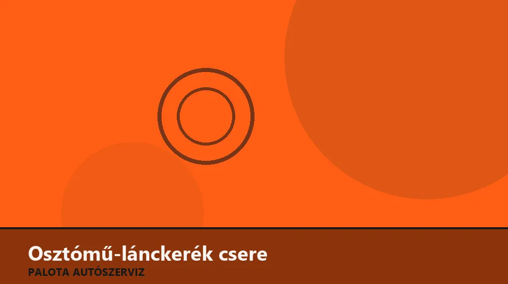 Osztómű-lánckerék csere - Palota Autószerviz Budapest