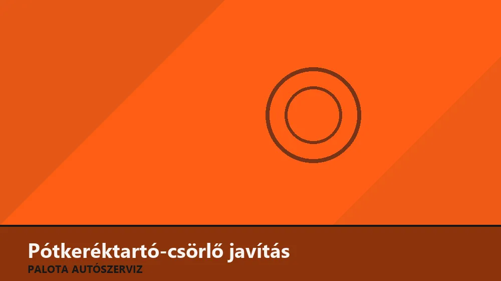 Pótkeréktartó-csörlő javítás - Palota Autószerviz Budapest