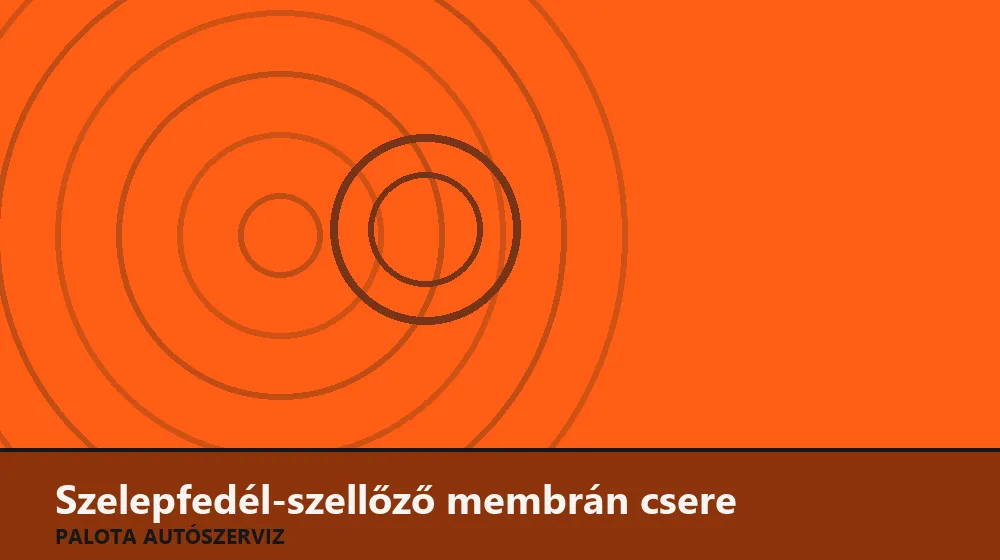 Szelepfedél-szellőző membrán csere - Palota Autószerviz Budapest