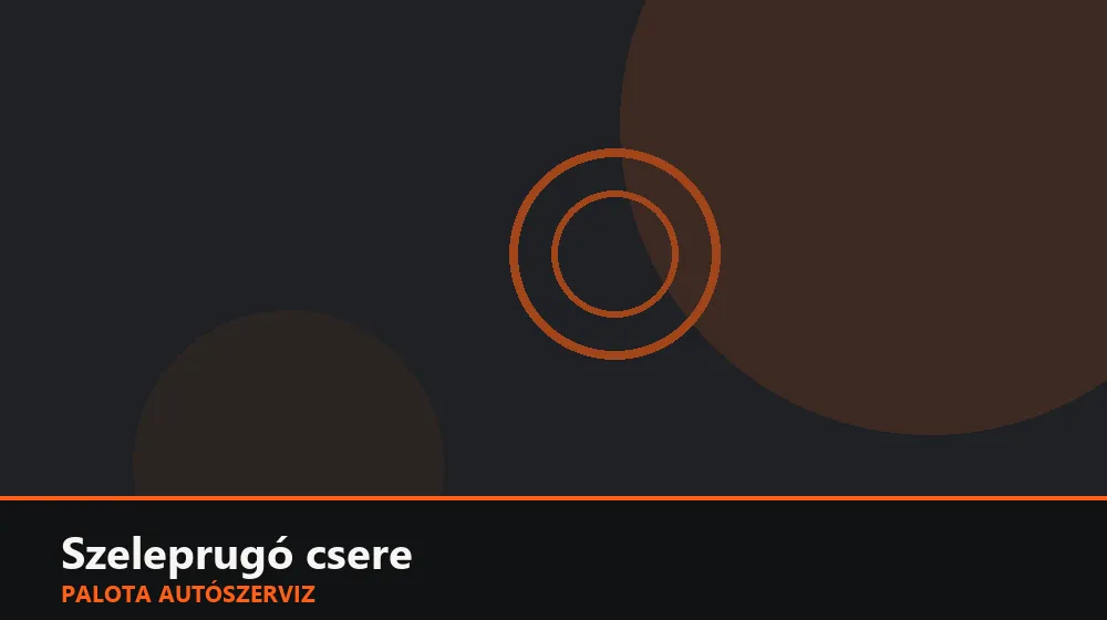 Szeleprugó csere - Palota Autószerviz Budapest