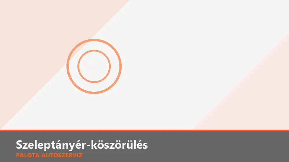 Szeleptányér-köszörülés - Palota Autószerviz Budapest