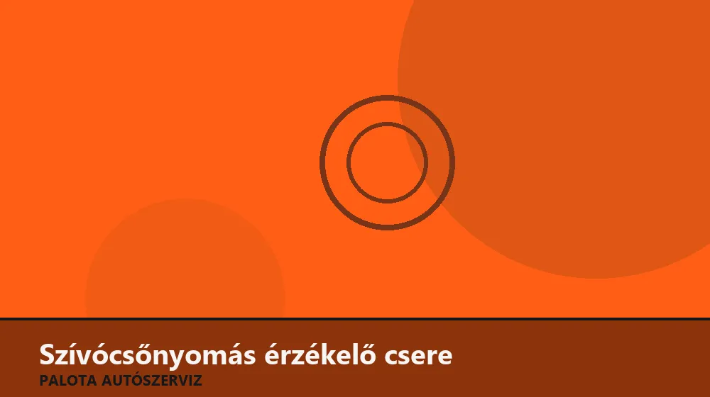 Szívócsőnyomás (MAP) érzékelő csere - Palota Autószerviz Budapest
