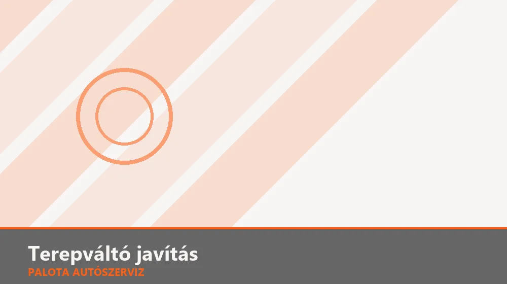 Terepváltó javítás - Palota Autószerviz Budapest