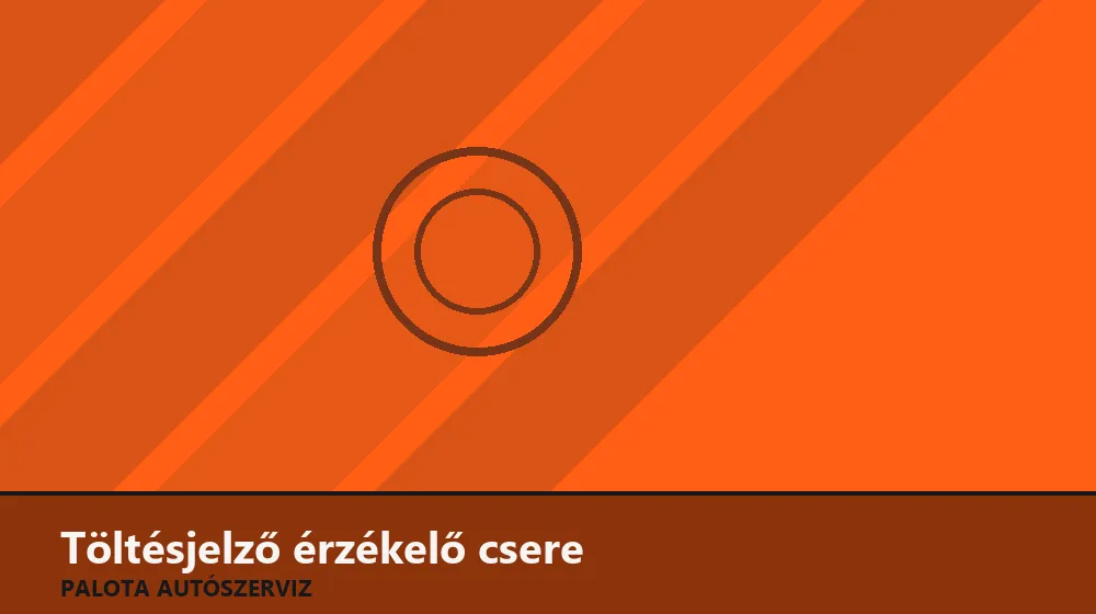 Töltésjelző (D+) érzékelő csere - Palota Autószerviz Budapest