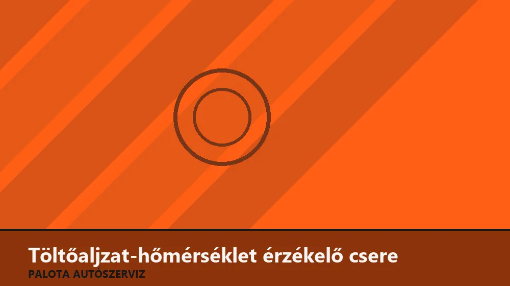 Töltőaljzat-hőmérséklet érzékelő csere - Palota Autószerviz Budapest